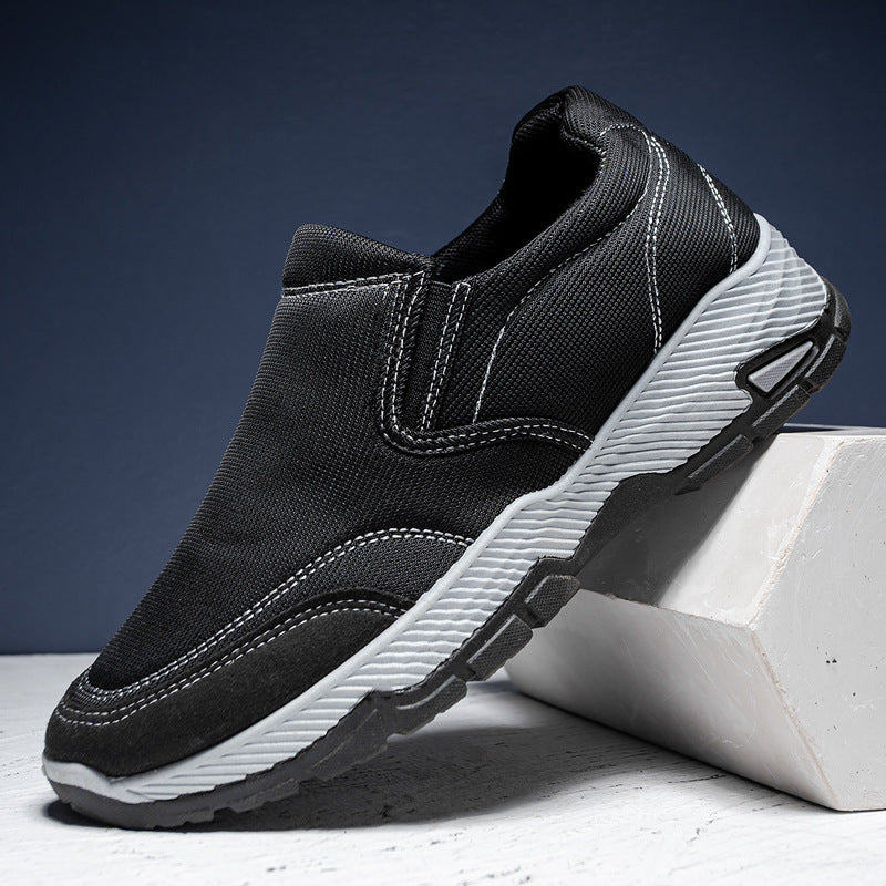 Damen Sneaker Bequem Slip-On Atmungsaktiv Sportlich