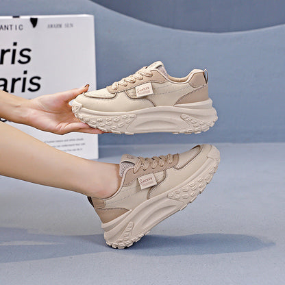 Damen Sneaker Sportlich Chunky Bequem Luftdurchlässig