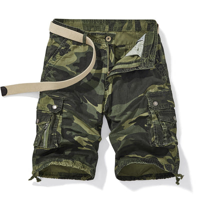 Herren Cargo Shorts Vieltaschen verstellbar Gr. 28-38