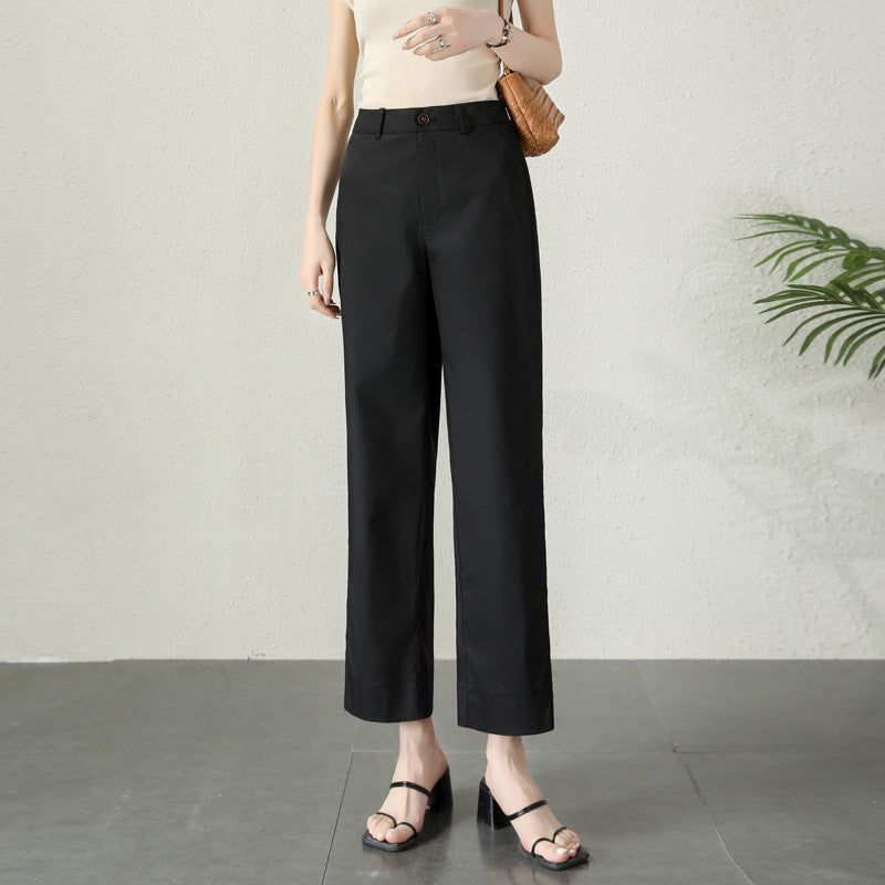 Damen Hose High Waist Elegant Schmal