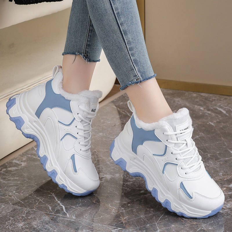 Damen Sneaker Warm High-Top Schuhe Strapazierfähig