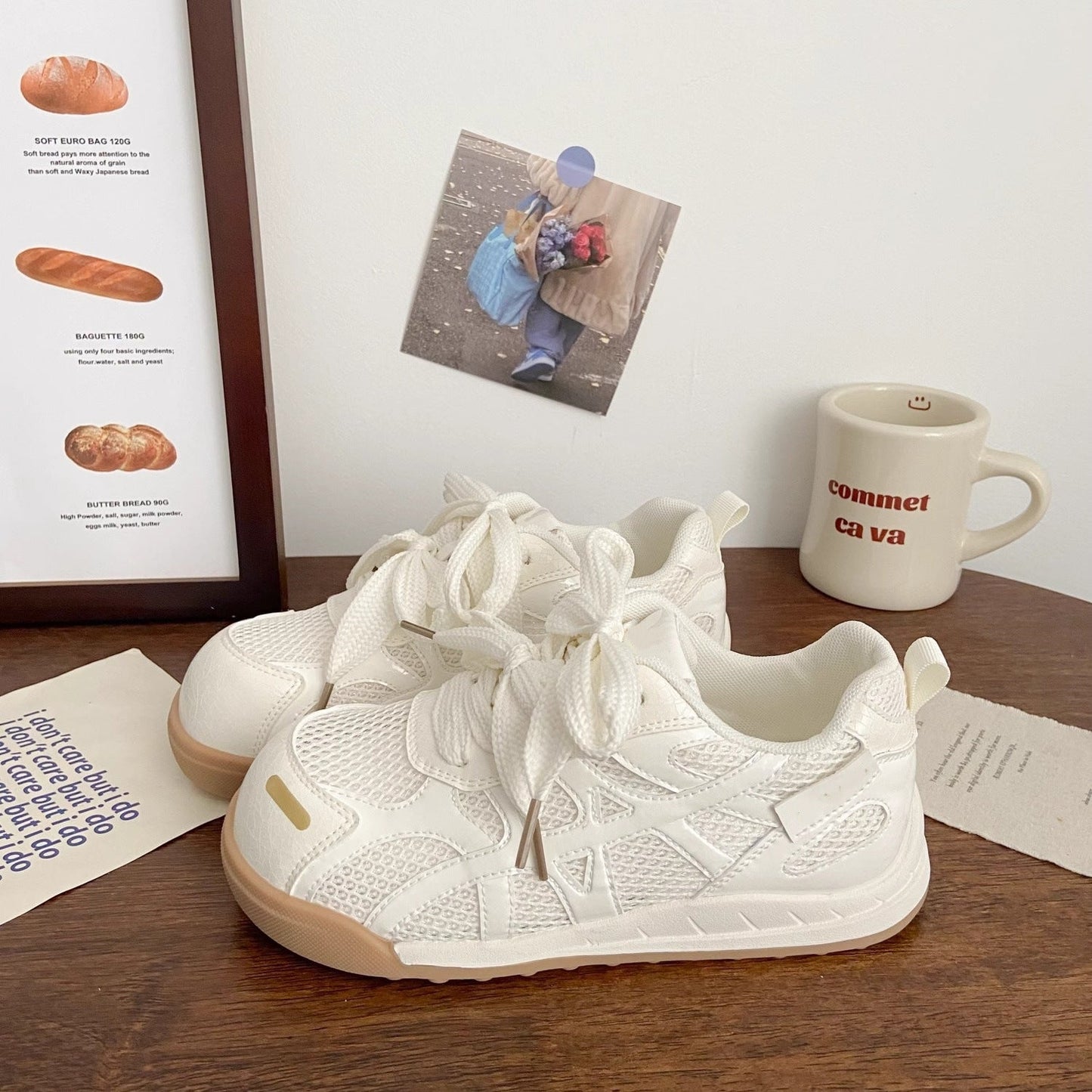 Damen Sneaker Leicht Atmungsaktiv mit Schnürsystem