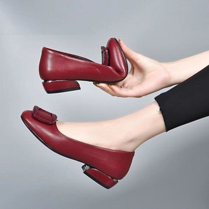 Damen Ballerinas Komfortabel mit Schnallenverzierung Elegant