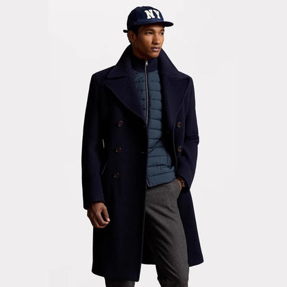 Herren Übercoat Klassisch Eleganter mit Weste - BerlinGlamour