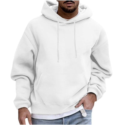 Herren Kapuzenpullover Oversized mit Kängurutasche