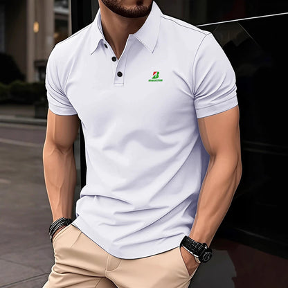 Herren Poloshirt Modern Atmungsaktiv Sportlich - BerlinGlamour