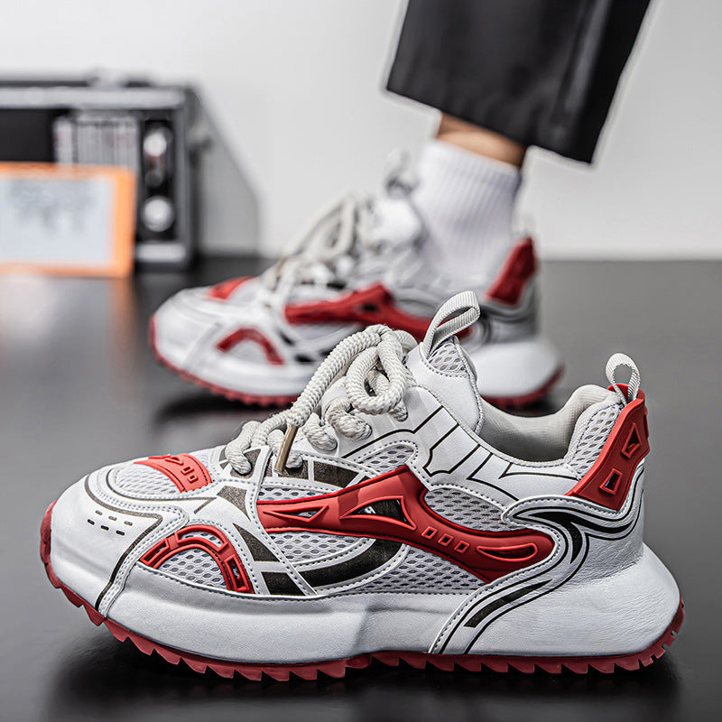 Damen Sneaker Sportlich Stoßdämpfend Futuristisch Design - BerlinGlamour