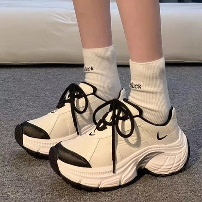 Damen Sneaker Sportlich Chunky mit Dämpfung Bequem - BerlinGlamour
