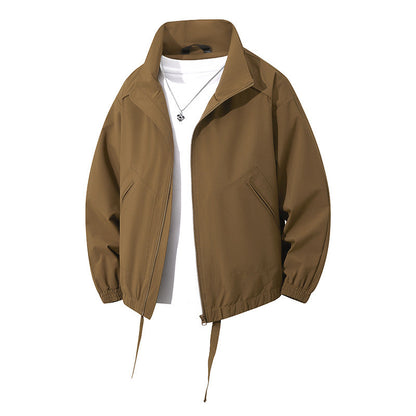 Herren Freizeitjacke Leicht Elastisch Mit Taschen