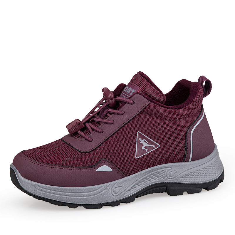 Damen Sportschuhe Bequem Elastisch Sneaker