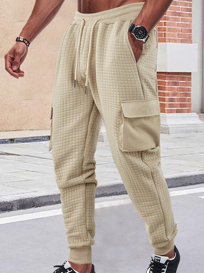Herren Jogginghose Cargo Modern atmungsaktiv Schwarz