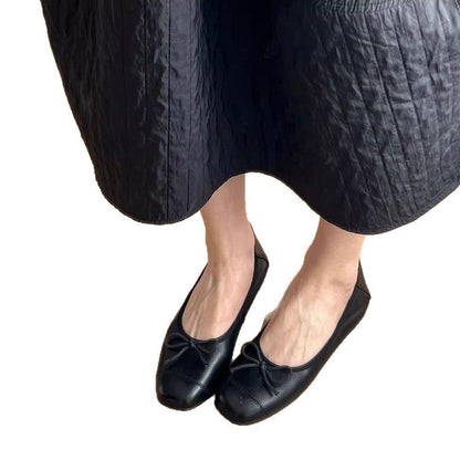 Damen Ballerinas Bequem Elegant Schleifen-Design