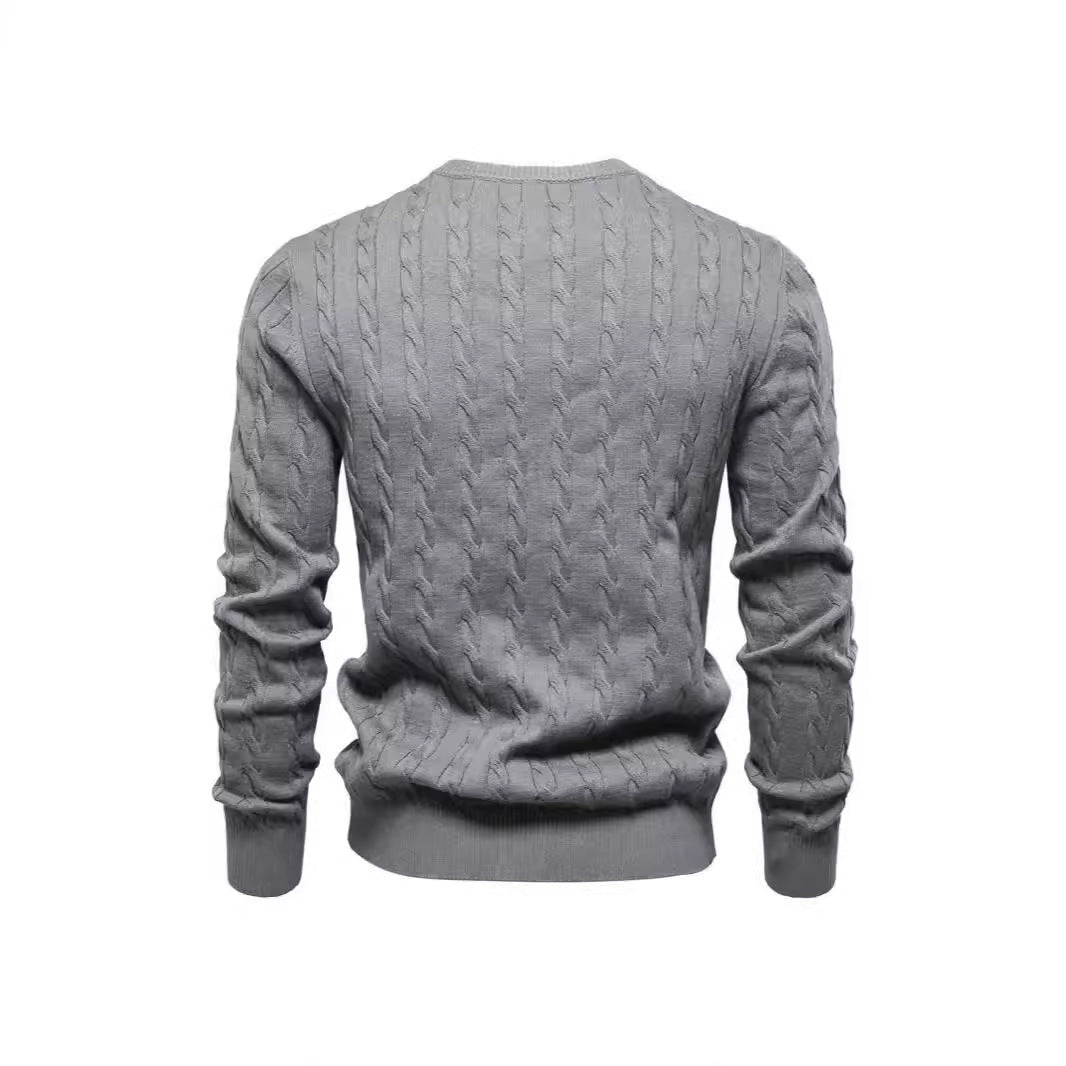Herren Strickpullover Gemustert Modern Style