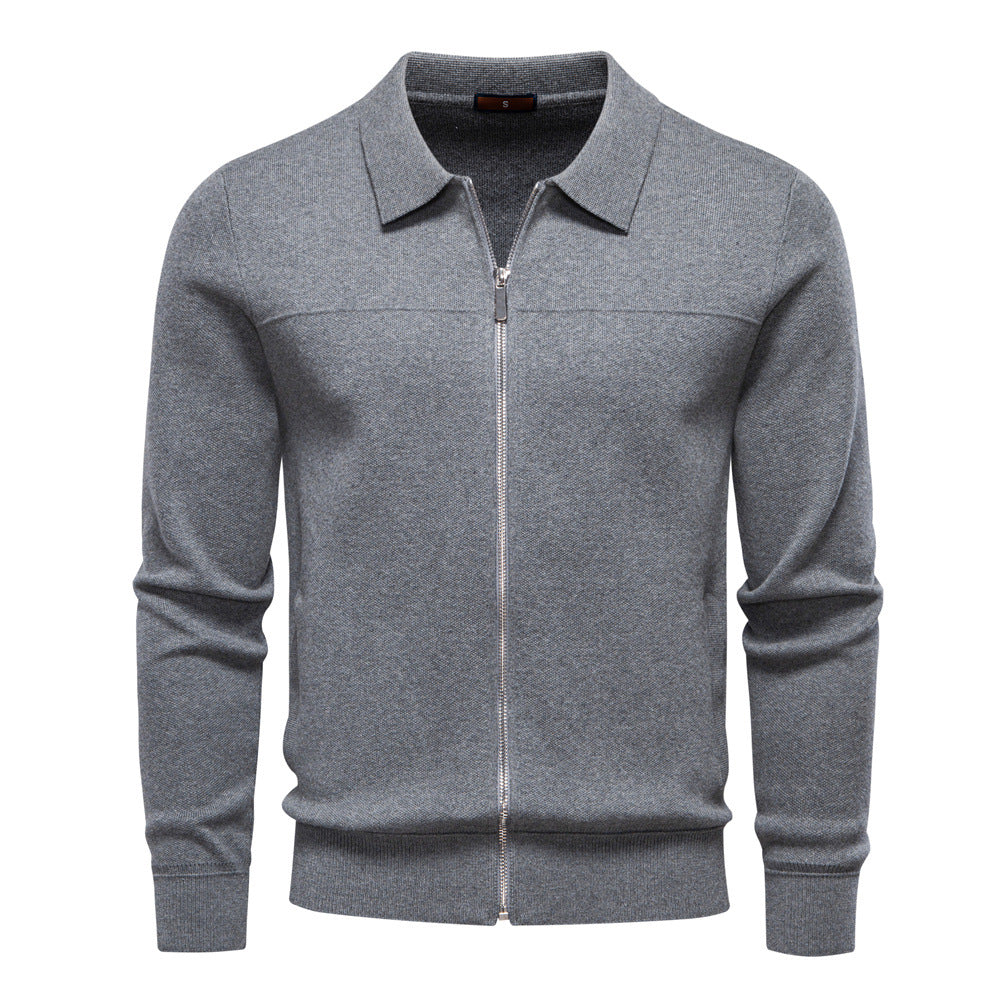 Herren Freizeitjacke Modern mit Reißverschluss Qualität - BerlinGlamour