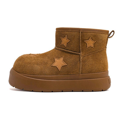 Damen Winterstiefel Trendig Komfortabel Warm