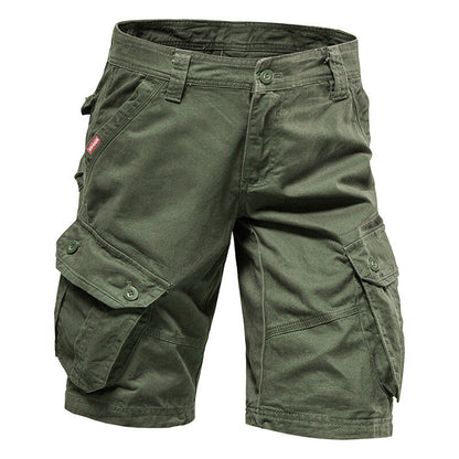 Herren Cargo-Shorts Vieltaschige Freizeit-Shorts Sommer