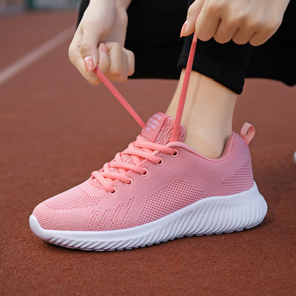 Damen Sneaker Atmungsaktiv Freizeitschuhe Mesh Bequem