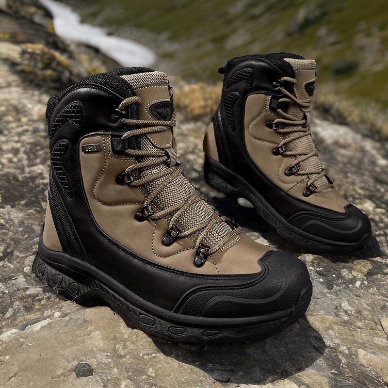 Herren Trekkingstiefel Wasserdicht Atmungsaktiv Rutschfest