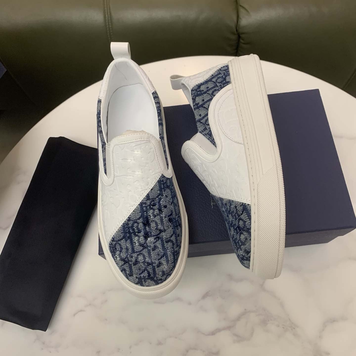 Damen Sneaker Slip-On Bequem Elegant Sportlich