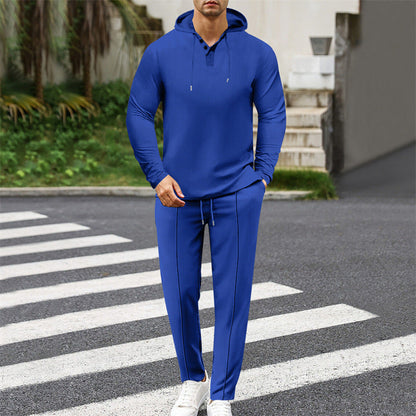 Herren Hoodie-Set Sportlich Modern mit Kapuze