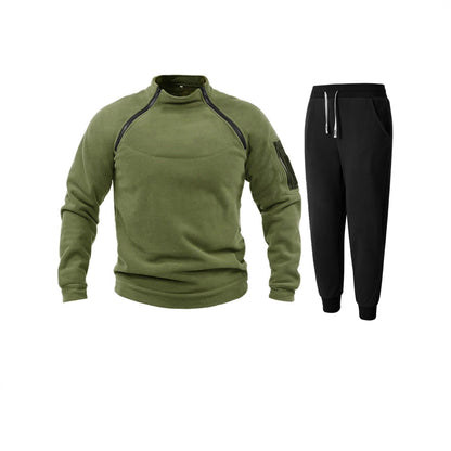 Herren Sportset Funktionspullover Jogginghose Set