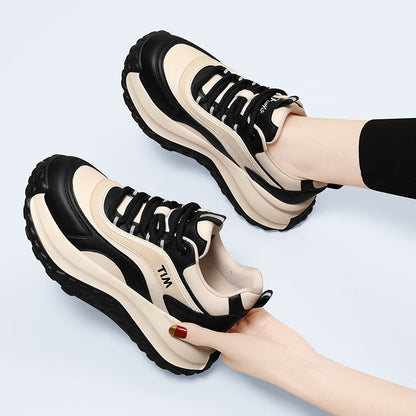 Damen Sneaker Plattform Schuhe mit Dämpfung Trendy Modisch - BerlinGlamour