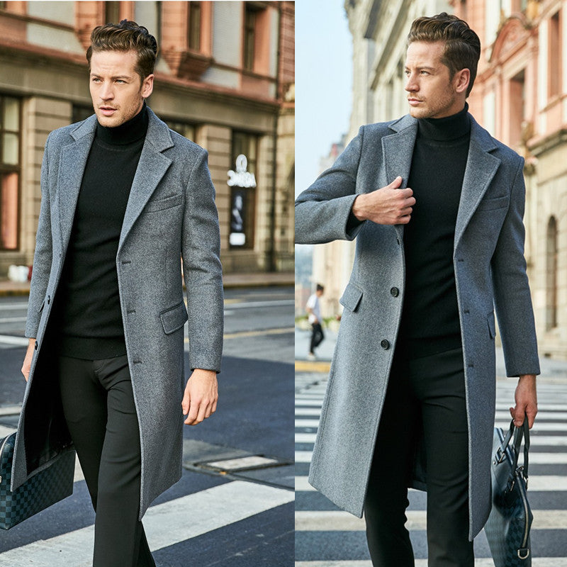 Herren Übermantel Slim Fit Modern Elegant - BerlinGlamour