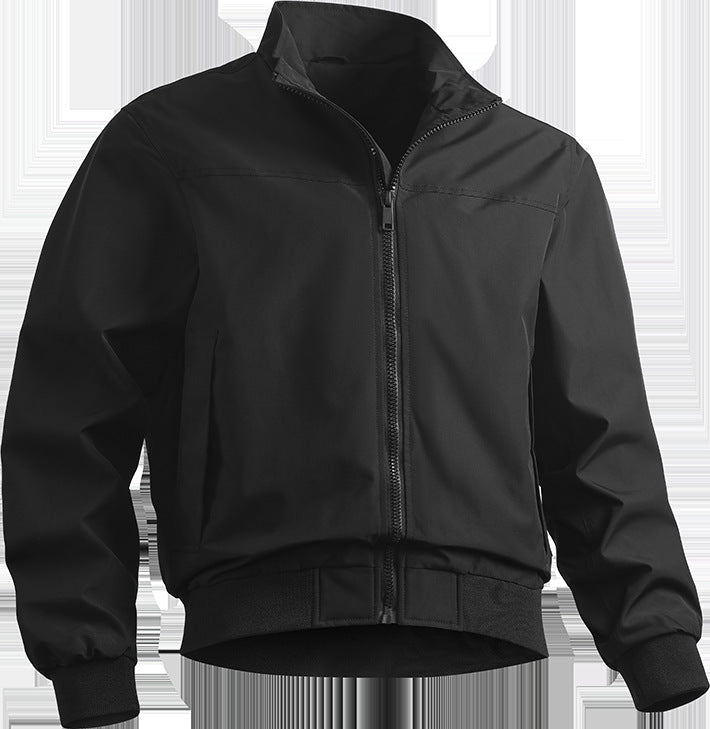 Herren Übergangsjacke Lässig mit elastischen Ärmeln und Taschen