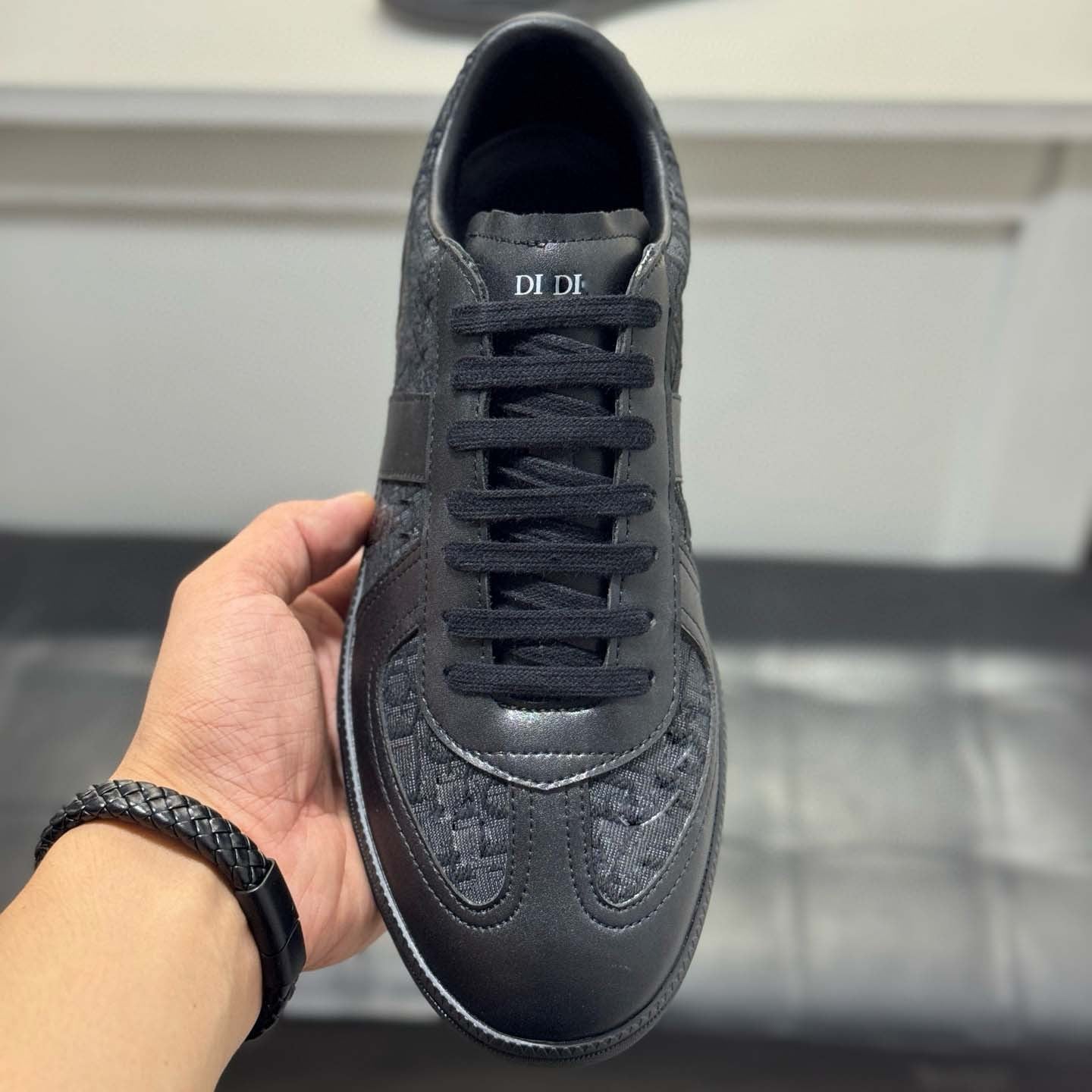 Damen Sneaker Leder Elegantes Design Rutschfest