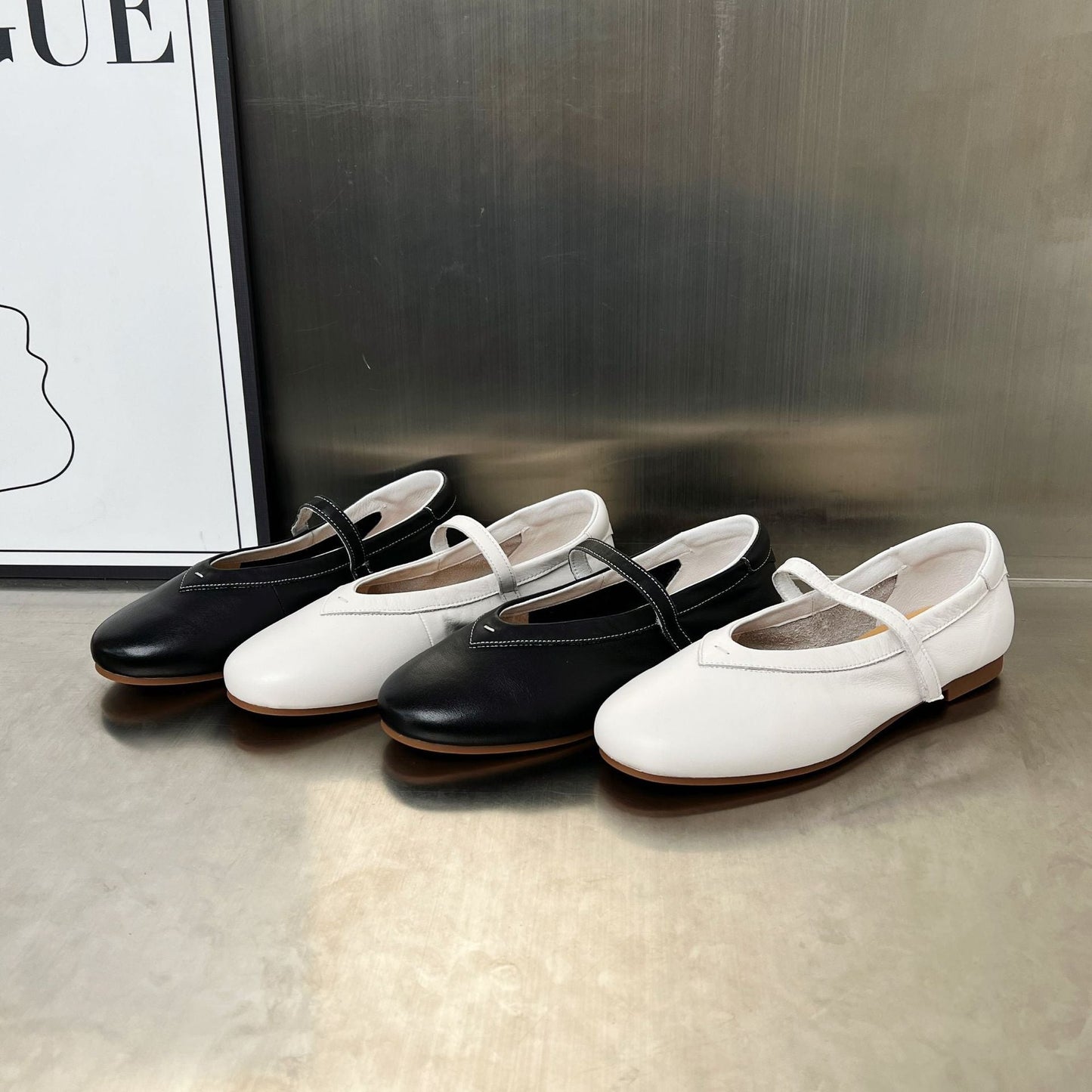 Damen Slipper Elegante Weich mit Verstellbarem Riemen