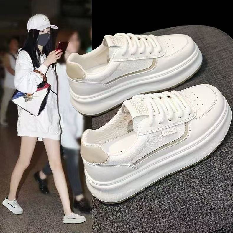 Damen Sneaker Chunky Stil Komfort Sohle