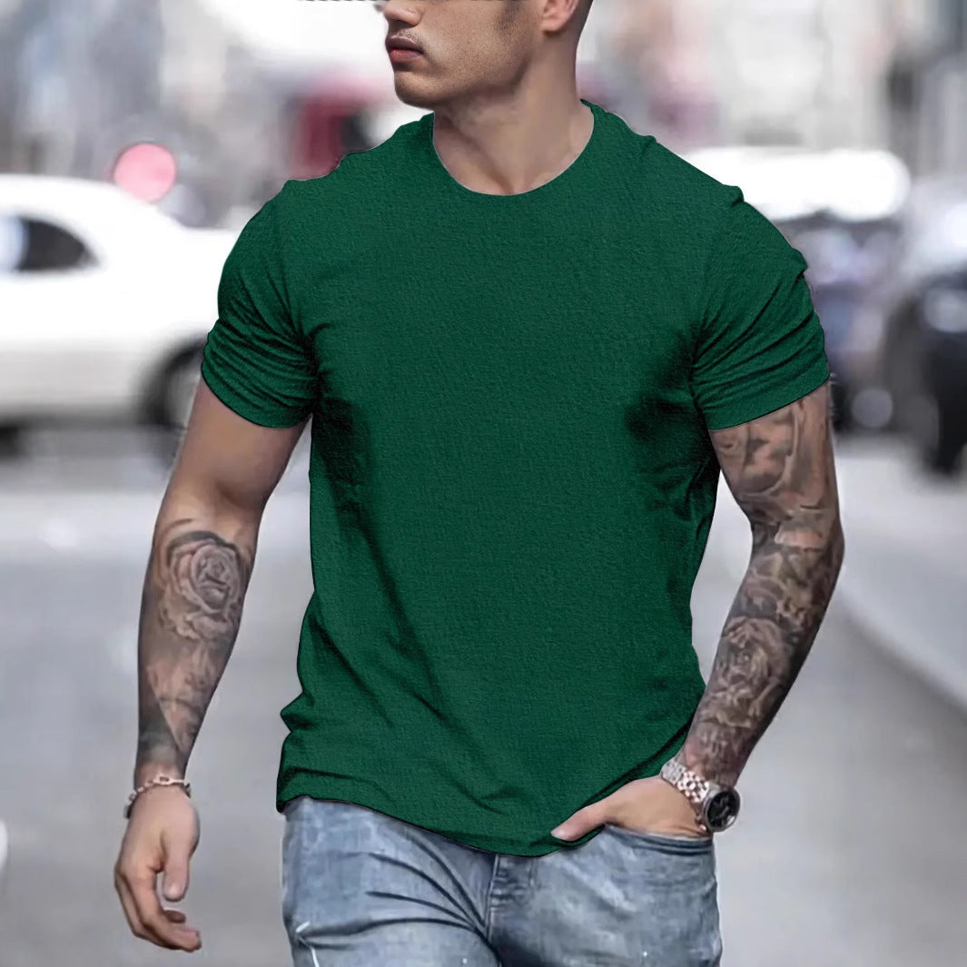 Bequemes Herren T-Shirt mit Struktur Optik