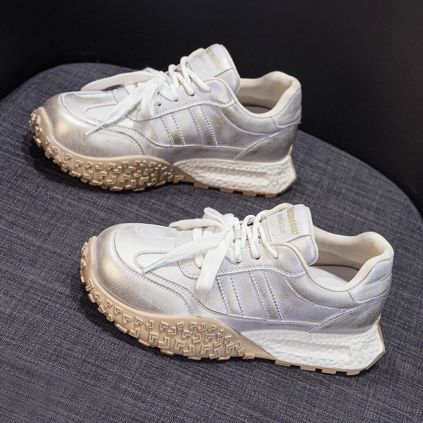 Damen Sneaker Lifestyle Schuhe Sportlich Strukturiert