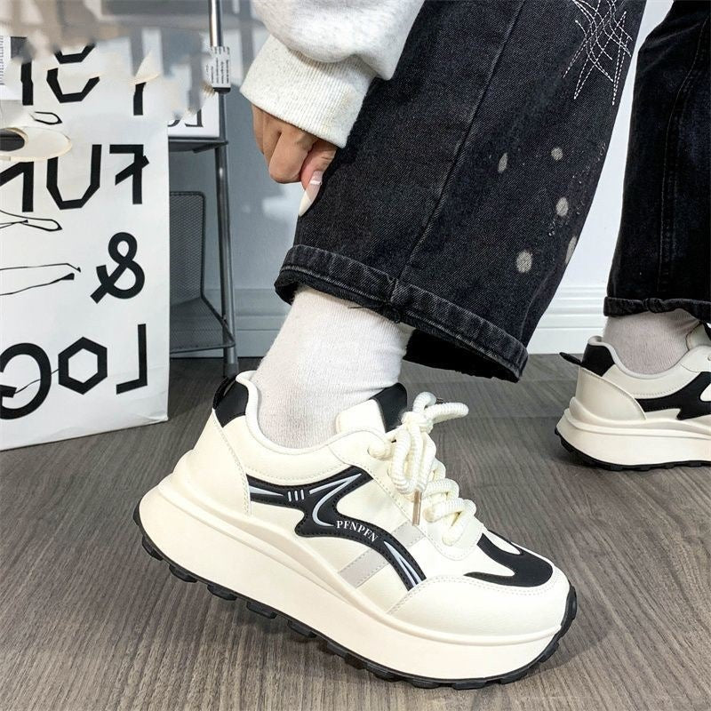 Damen Sneaker Chunky Plattform Schuhe Trendig Komfortabel