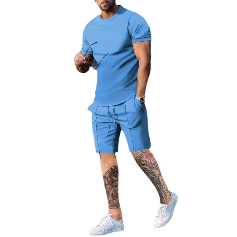 Herren Freizeitanzug Baumwolle Atmungsaktiv Modern Design