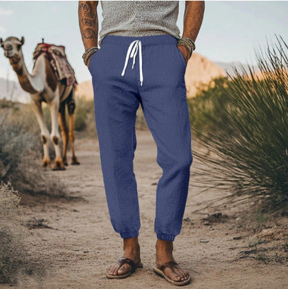 Herren Cargo-Hose Bequem Elastisch Reisehose Mit Taschen