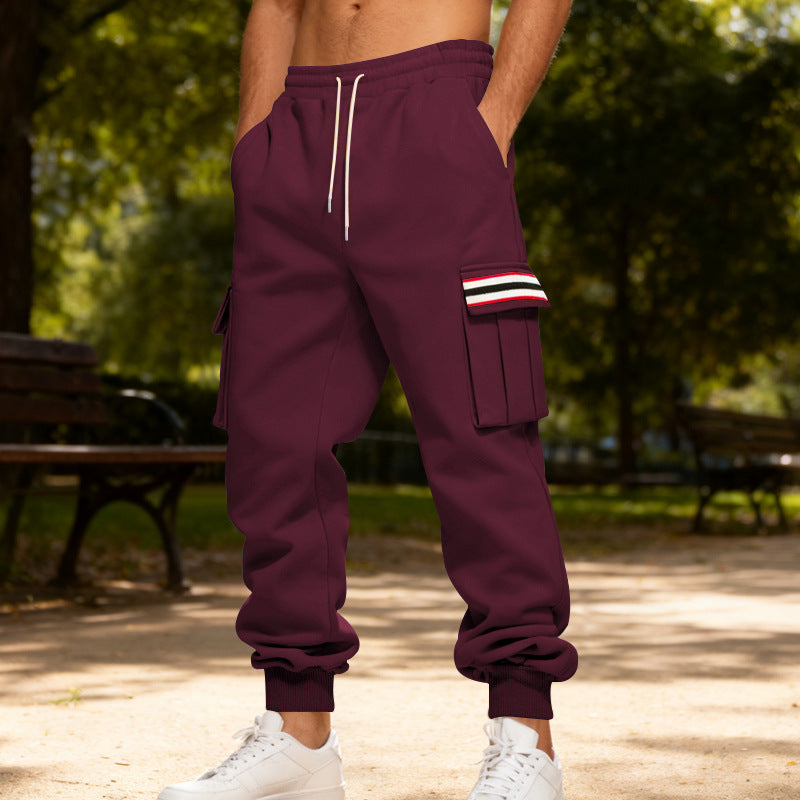Herren Cargo-Hose Robust Bequem Grau