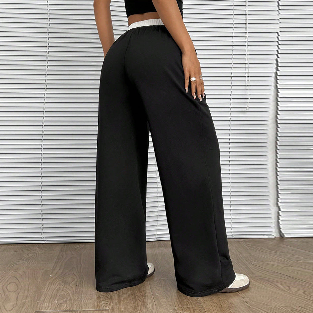 Damen Sweathose Bequem Glitter