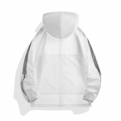 Herren Sportjacke Übergangsjacke Reißverschlusstaschen Funktionell