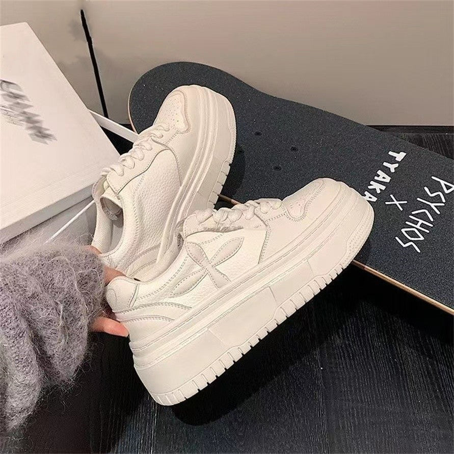 Damen Sneaker Plattform mit dicker Sohle atmungsaktiv Trend - BerlinGlamour