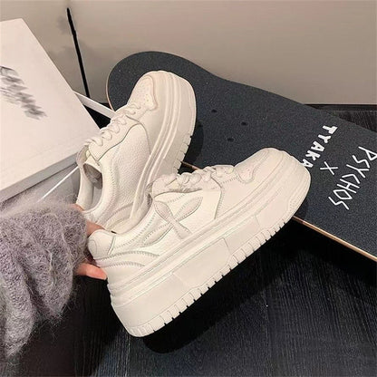 Damen Sneaker Plattform mit dicker Sohle atmungsaktiv Trend - BerlinGlamour