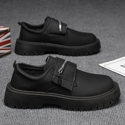 Damen Stiefeletten Reißverschluss Modisch Schwarz