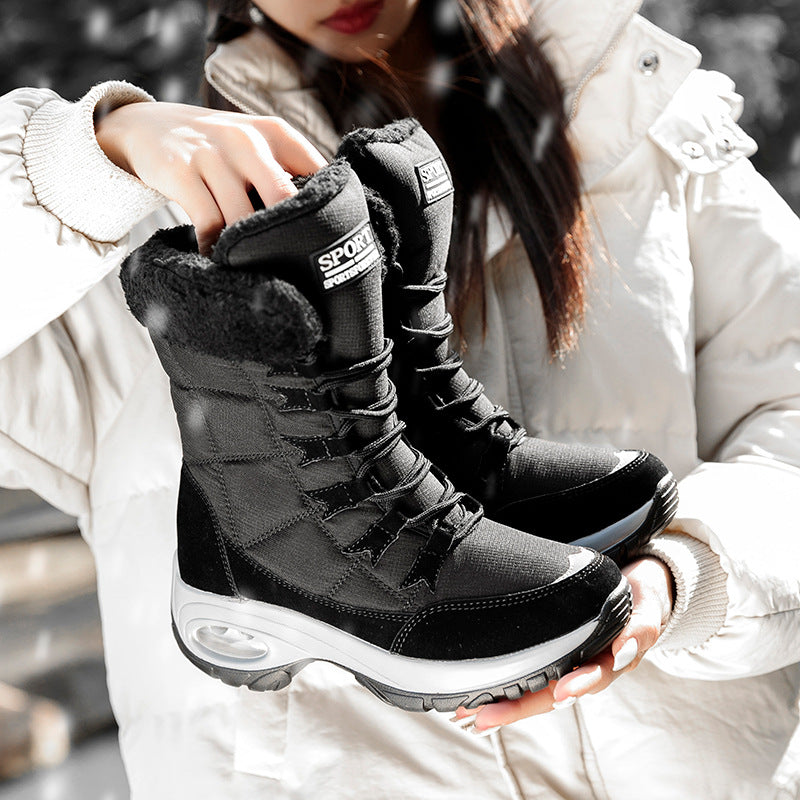 Damen Winterstiefel Warm Isoliert Griffig
