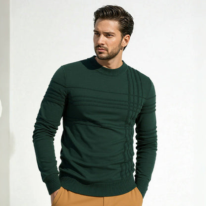 Herren Strickpullover Modern Strukturiert Berlin Style