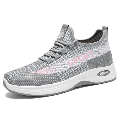 Damen Sneaker Sportlich Atmungsaktiv Laufschuhe Fitness