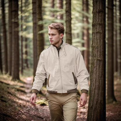 Herren Freizeitjacke Lässig Winddicht Outdoorjacke