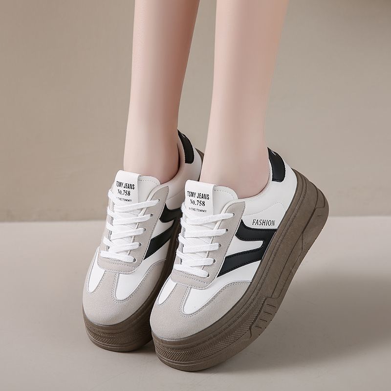 Damen Sneaker Plattform Schuhe dickes Sohle atmungsaktiv