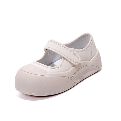 Damen Clogsneaker Bequem Klettverschluss Rutschfest