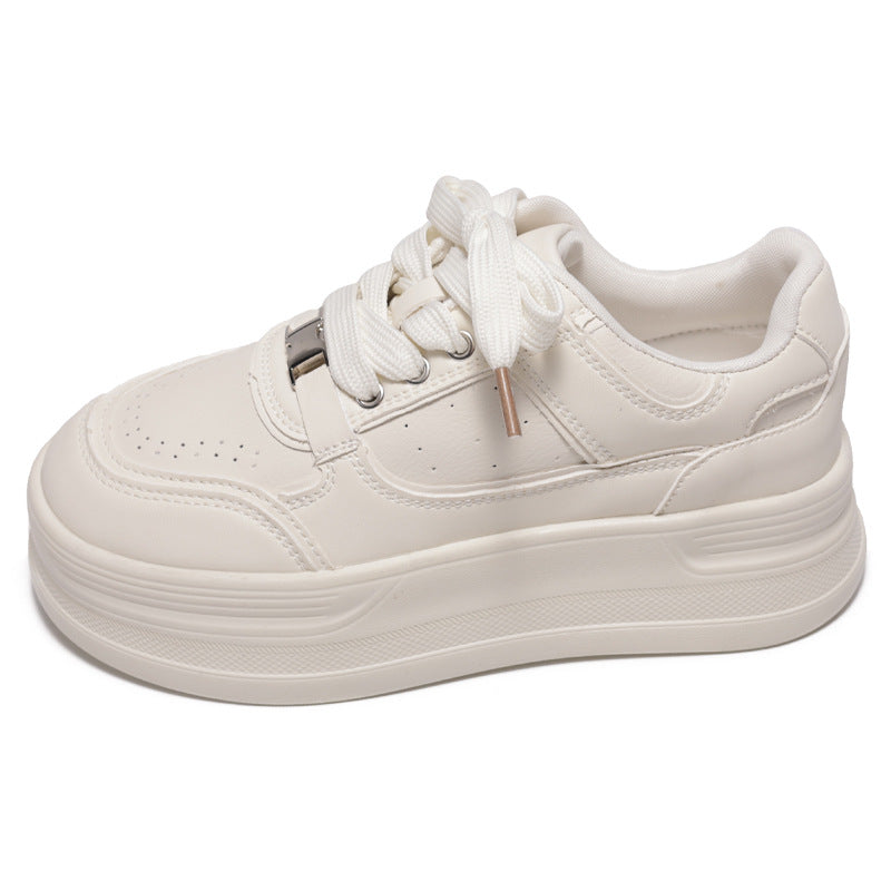 Damen Plateau Sneaker Sportlich Bequem Modisch