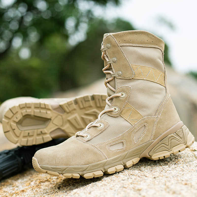 Damen Stiefel Militärstyle Kampfstiefel Schwarz
